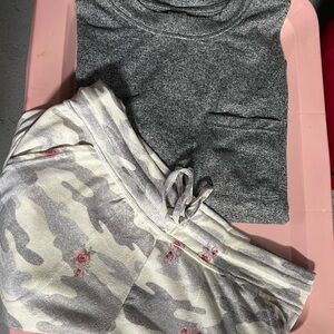 Secret Treasures Gray Lounge Top & pants